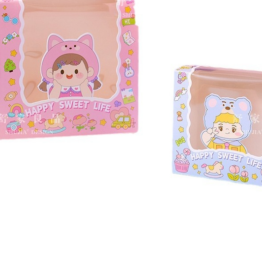 GoodyBag – Cartoon Transparent Birthday Gift Box for Kids(Empty)